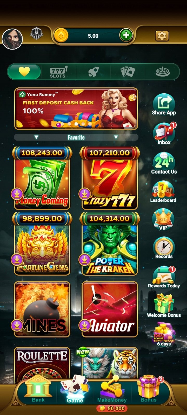 Bet 213 APK | Yono Games